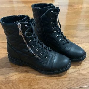 G BY GUESS combat boots
